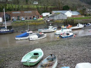 Boats at Porlock Weir Boats at Porlock Weir