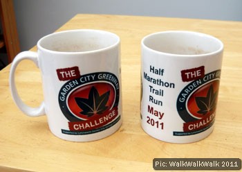 Greenway Challenge finishers' mugs Greenway Challenge finishers' mugs