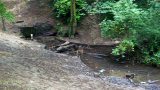 The river Oughton emerges from the ground