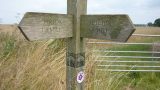 More signage on the Pirton/Hitchin path