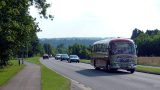 A vintage coach on the Cambridge Road