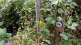 Birds have been known to nest in the top of this metal pole