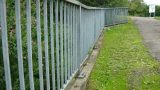 Railings at the end of the Brook walk