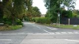 The path crosses the B656 London Road