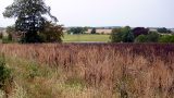 The view west, as Charlton grows nearer