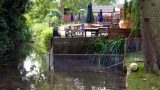 The beer garden and the Hiz at the Windmill in Charlton