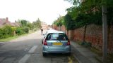 Into Old Charlton Road, and close to the town centre now