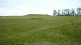 Long barrow from below